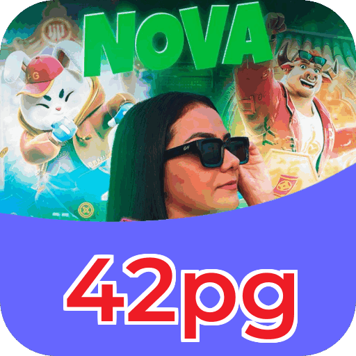 Plataforma 42pg mostrando interface moderna, jogos certificados e recursos de segurança licenciados
